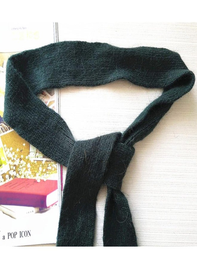 GNSN Knitted Woolen Belt Sweater Waistband Ribbon Replacement Wrap Tie (Black,One Size) - Image 4